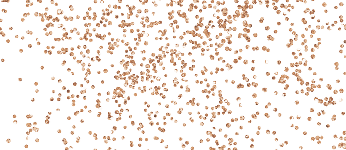 Rose Gold Glitter Confetti On Transparent Background Coffee Mug By