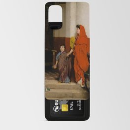 Sir Lawrence Alma-Tadema "Entrance of the Theatre (Entrance to a Roman Theatre)" Android Card Case