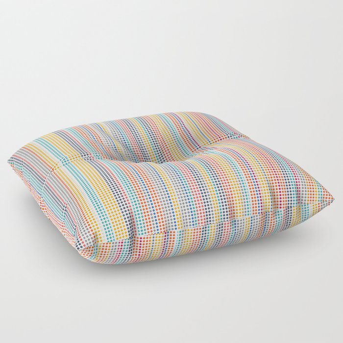 Color grid Floor Pillow