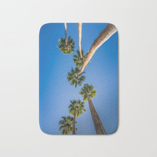 Upside Down LA Palms Bath Mat