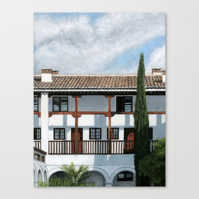 Carmen Courtyard, Granada, Spain Canvas Print