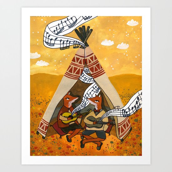 Wigwam Waltz Art Print