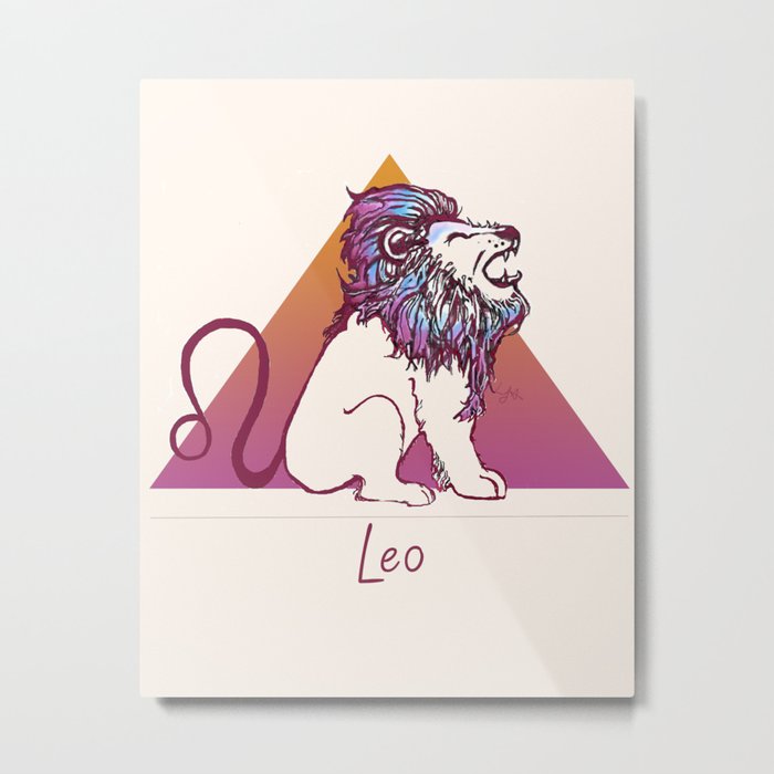 Leo Metal Print