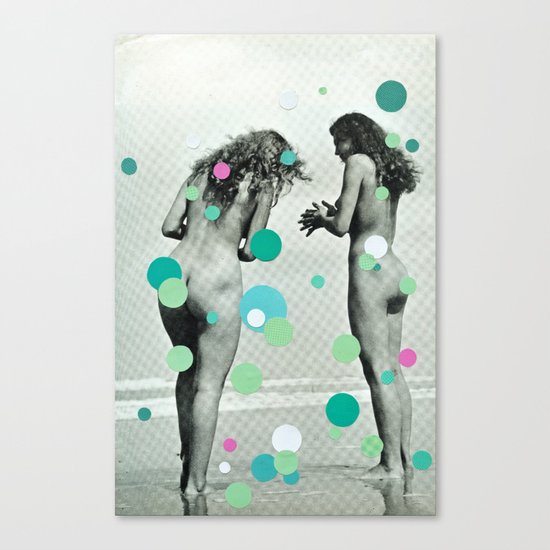 Chasing Bubbles Canvas Print