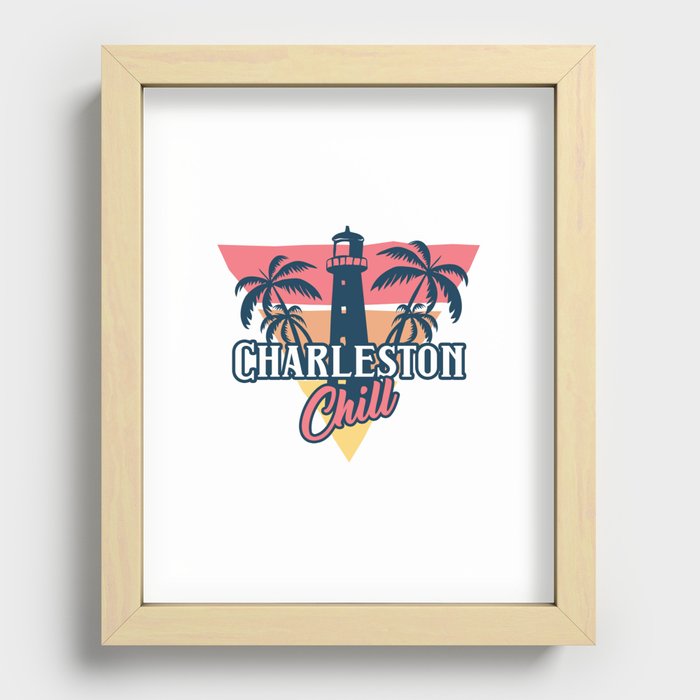 Charleston chill Recessed Framed Print