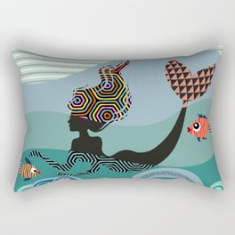 Cute Mermaid Rectangular Pillow