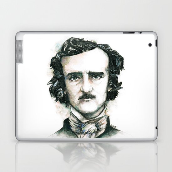 Edgar Allan Poe and Ravens Laptop & iPad Skin