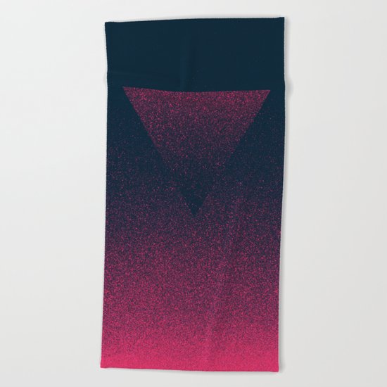 OMBRE / raspberry Beach Towel