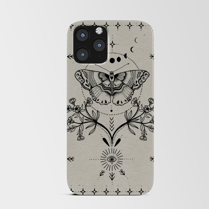 Magical Moth iPhone Card Case