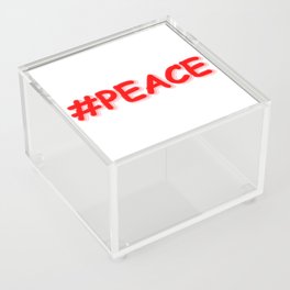 "#PEACE" Cute Design. Buy Now Acrylic Box