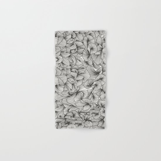 Black Inklings Hand & Bath Towel