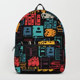 Pattern of Books Backpack