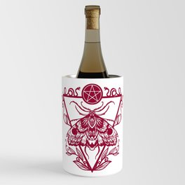 Moth & Pentagram Art Wine Chiller