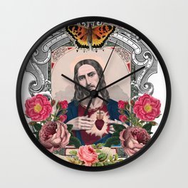 Sacred Heart Jesus Wall Clock