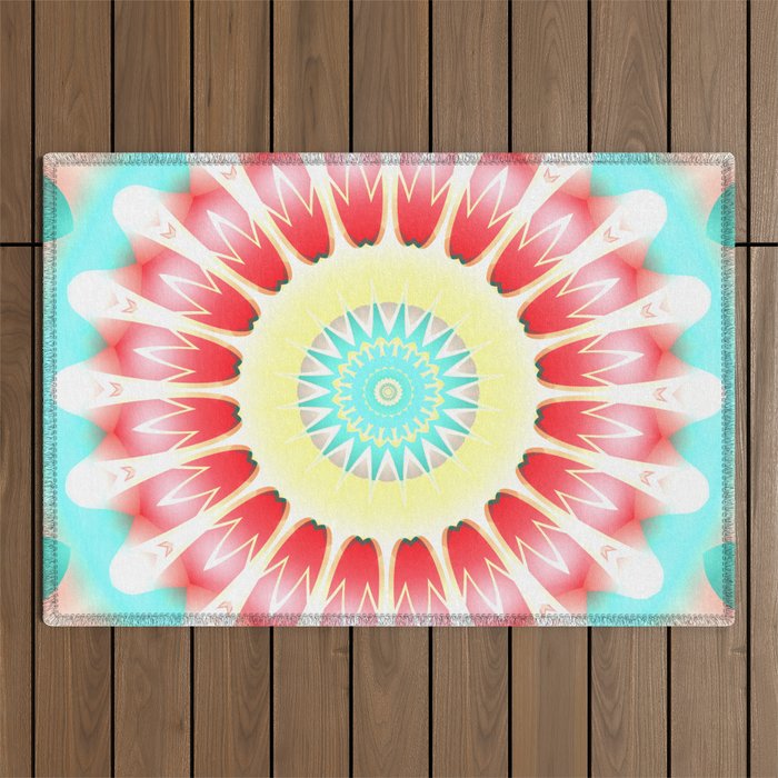 Mandala wake up Outdoor Rug