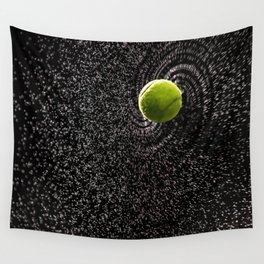 Spin Serve     Tennis Ball Wall Tapestry