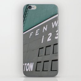 Fenwall -- Boston Fenway Park Wall, Green Monster, Red Sox iPhone Skin