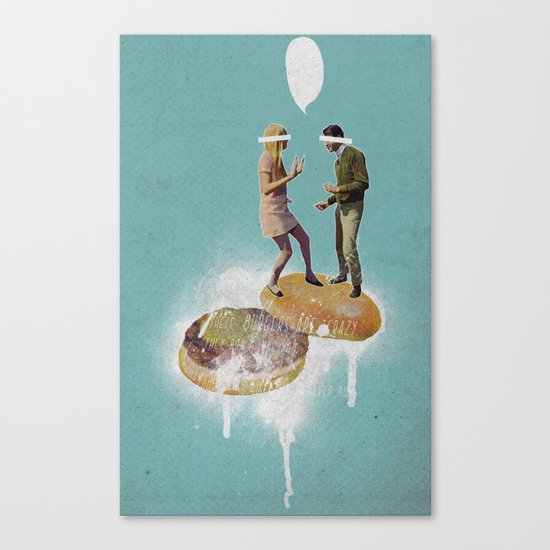 Danse Sale | Collage Canvas Print