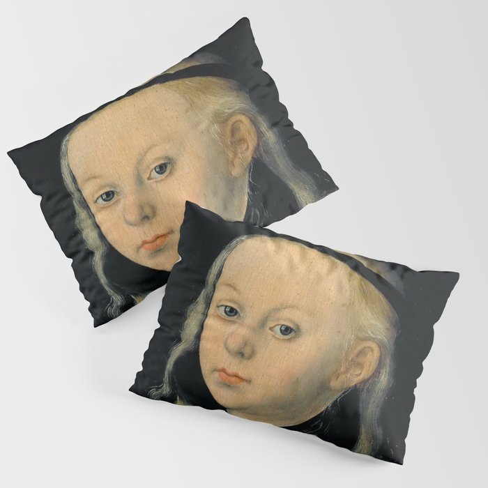 Lucas Cranach the Elder "Portrait of a young girl (presumably a portrait of Magdalena Luther)" Pillow Sham
