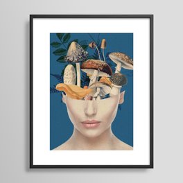 Mushroom Lady 7 Framed Art Print