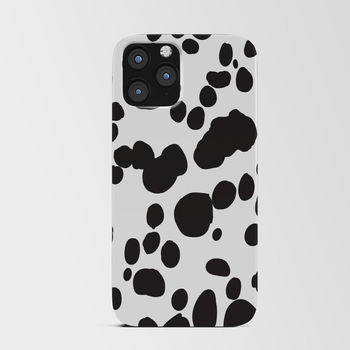 Dalmatian Spotty Pattern, Animal print iPhone Card Case