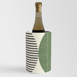 Semicircle Stripes - Green Wine Chiller