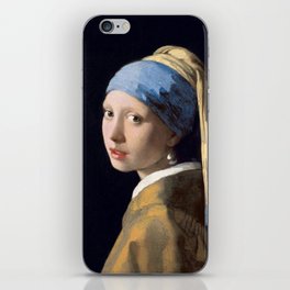 Girl with a Pearl Earring, 1665 iPhone Skin