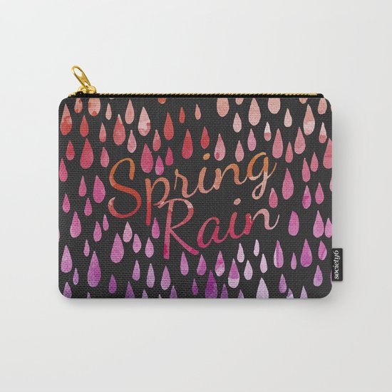 Spring Rain Carry-All Pouch