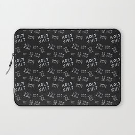 Holy shit written duct tape Laptop Sleeve