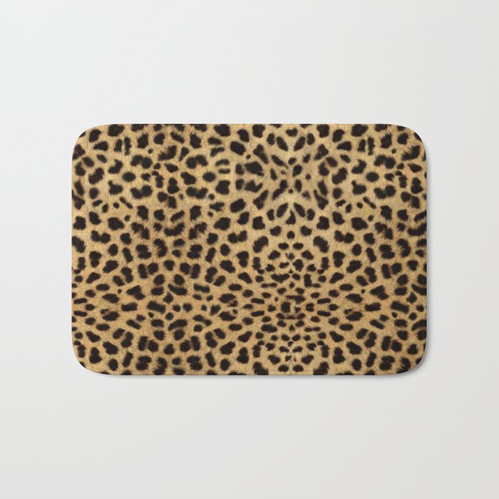 Cheetah Print Bath Mat