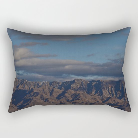 Virgin Mountains in February Rectangular Pillow