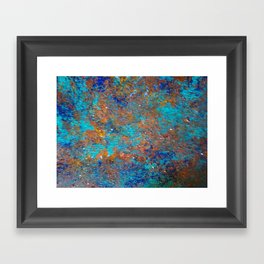 Copper and Rust Framed Art Print