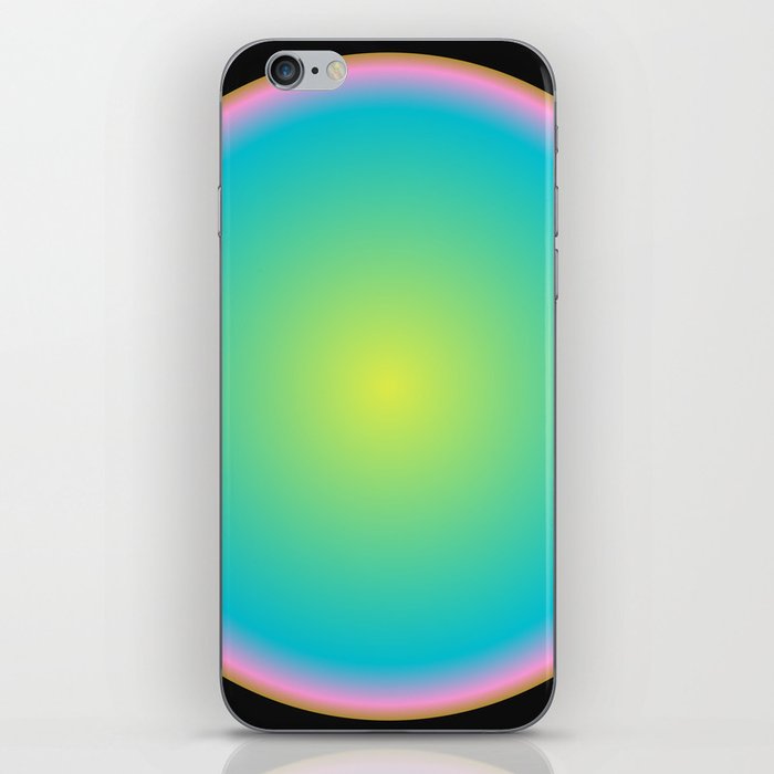 Space Gradient in Turquoise iPhone Skin