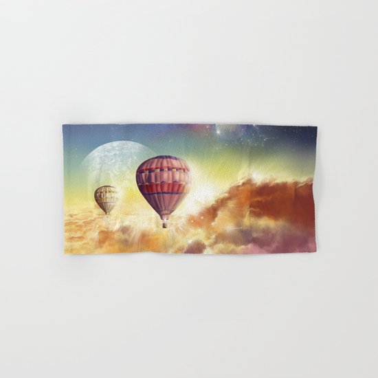 clouds,sky and ballons Hand & Bath Towel