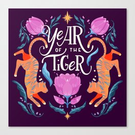 Year of the tiger Canvas Print