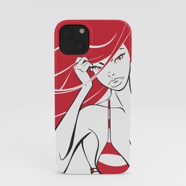 Red Hair iPhone Case