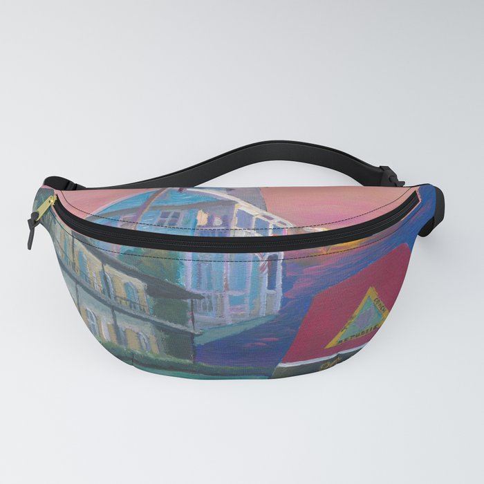 Key West Florida Southernmost Dreams Retro Travel Vintage Poster Fanny Pack