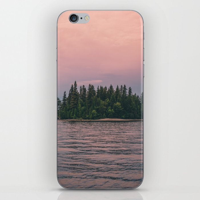 Lonely Island on Lac Saint-Jean iPhone Skin