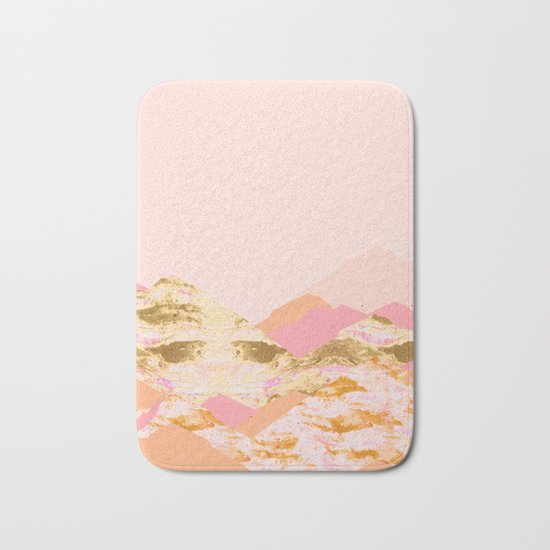 Graphic Mountains S Bath Mat