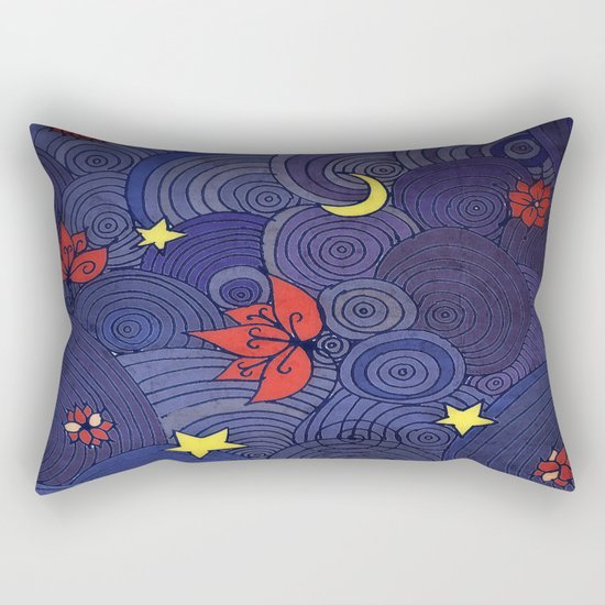 Lotus Sky Rectangular Pillow