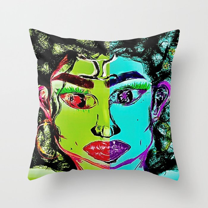 "Juelz and Judy" Throw Pillow