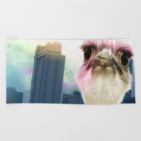 Ostracized in the City Beach Towel