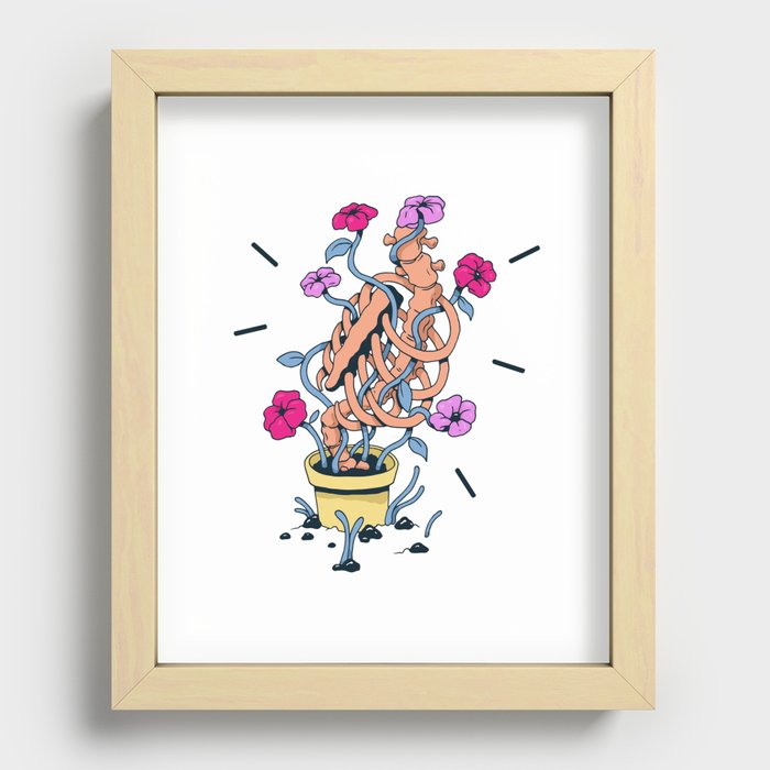 Grow your Own Recessed Framed Print