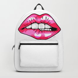 Lip Biting Backpack