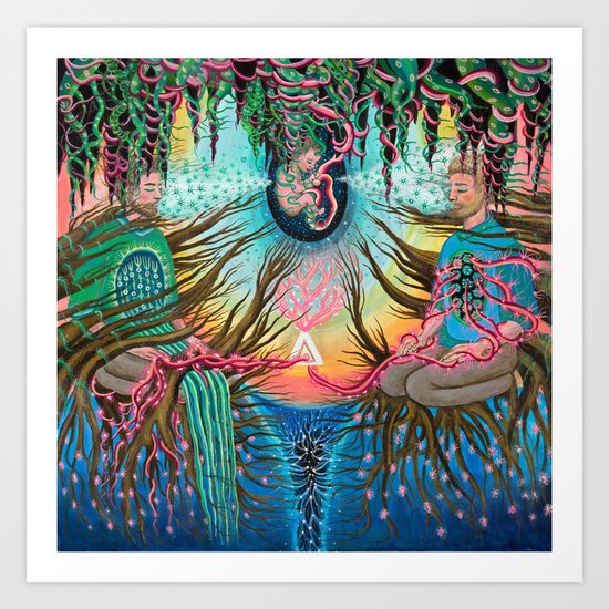 Holding Space Art Print