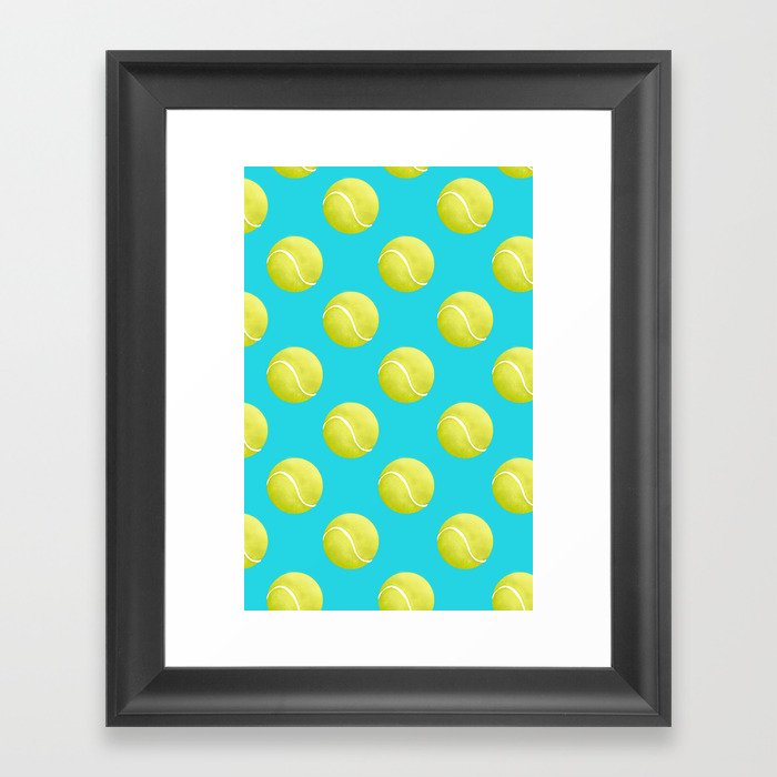 Tennis ball Framed Art Print