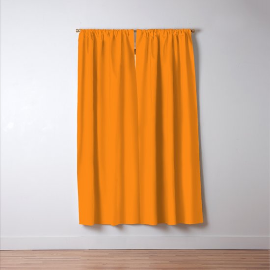 Bright Pumpkin Solid Color Pairs 2022 Spring Summer Trending Hue Pantone Flame Orange 15 1157 Blackout Curtain By Simply Solids Colors Single Shades Society6 Bright Pumpkin Solid Color Pairs 2022, Pumpkin Coloured Curtains