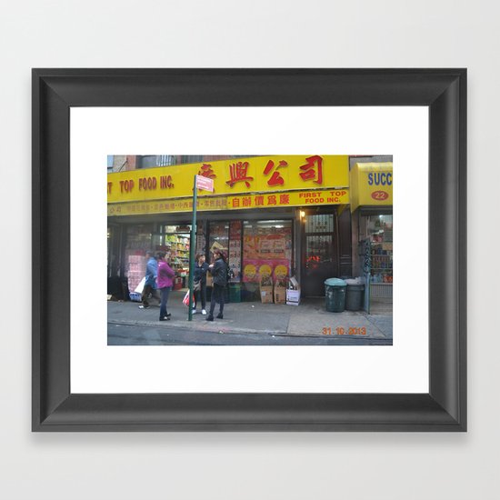 Chinatown Ladies Framed Art Print