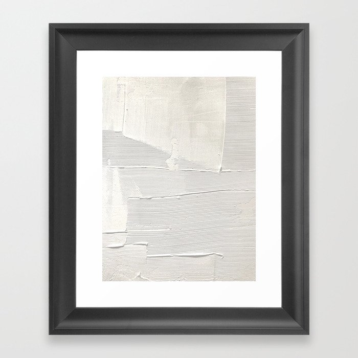 Relief 1 An Abstract Textured Piece In White By Alyssa