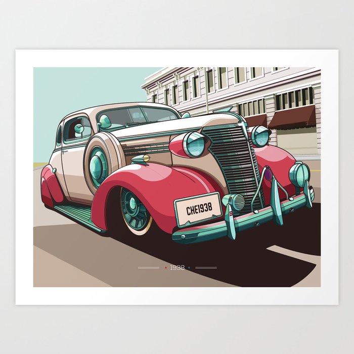 Chevrolet 1938 Art Print